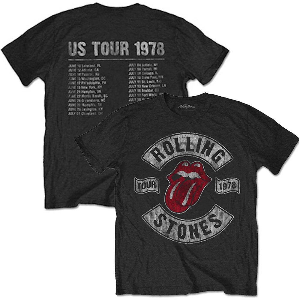 J366 ローリングストーンズ 1978ツアーTシャツ ROLLING STONES ローリングストーンズ - US TOUR 1978(復刻