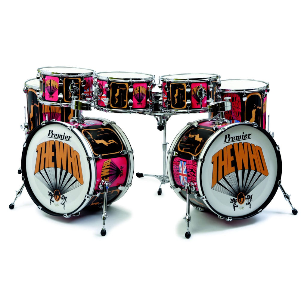 THE WHO ザ・フー KEITH MOON ドラム ミニチュア THE WHO ザ・フー - Keith Moon Drum Set（限定） / ミニチュア楽器