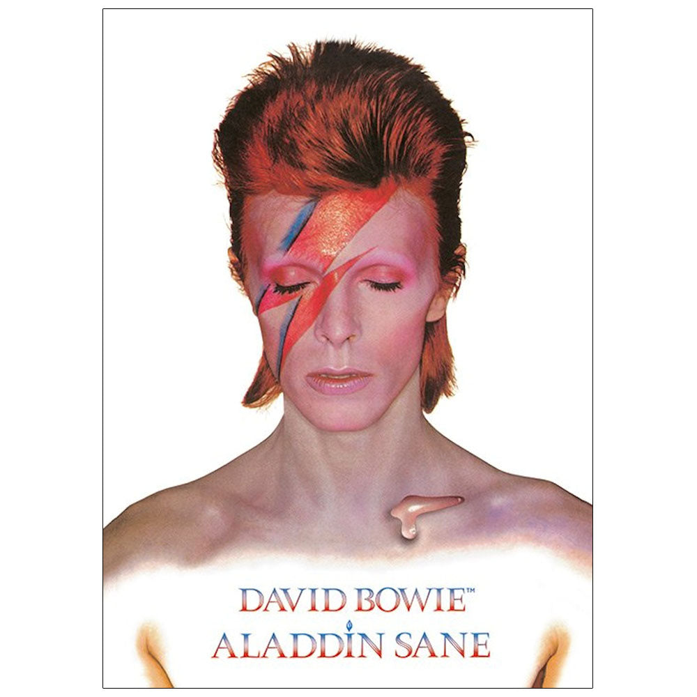 DAVID BOWIE デヴィッドボウイ - ALADDIN SANE / ポストカード・レター 