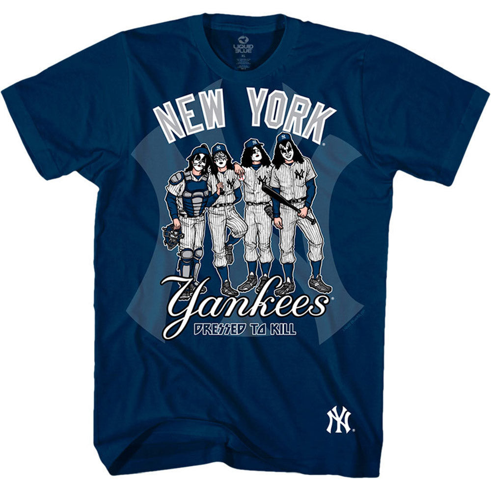 KISS キッス - New York Yankees Dressed to Kill / Tシャツ