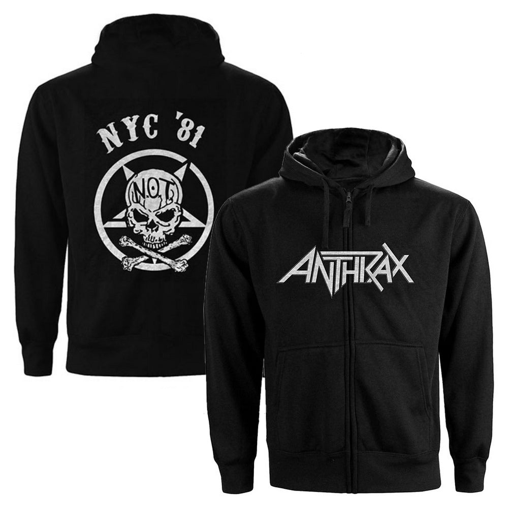 ANTHRAX アンスラックス - Not Man NYC / ジップ / バック