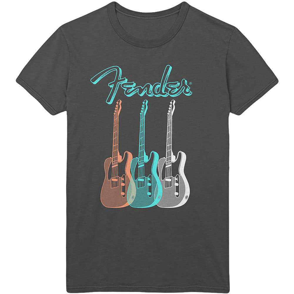フェンダー　char tシャツ FENDER フェンダー - Triple Guitar / Tシャツ / メンズ 【公式