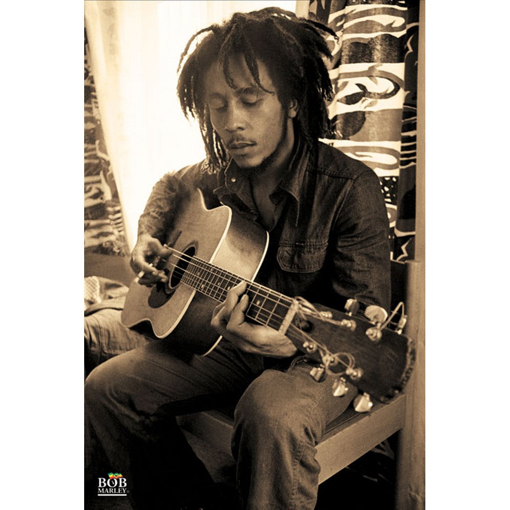 BOB MARLEY ボブマーリー (生誕 80年 ) - Sepia / ポスター