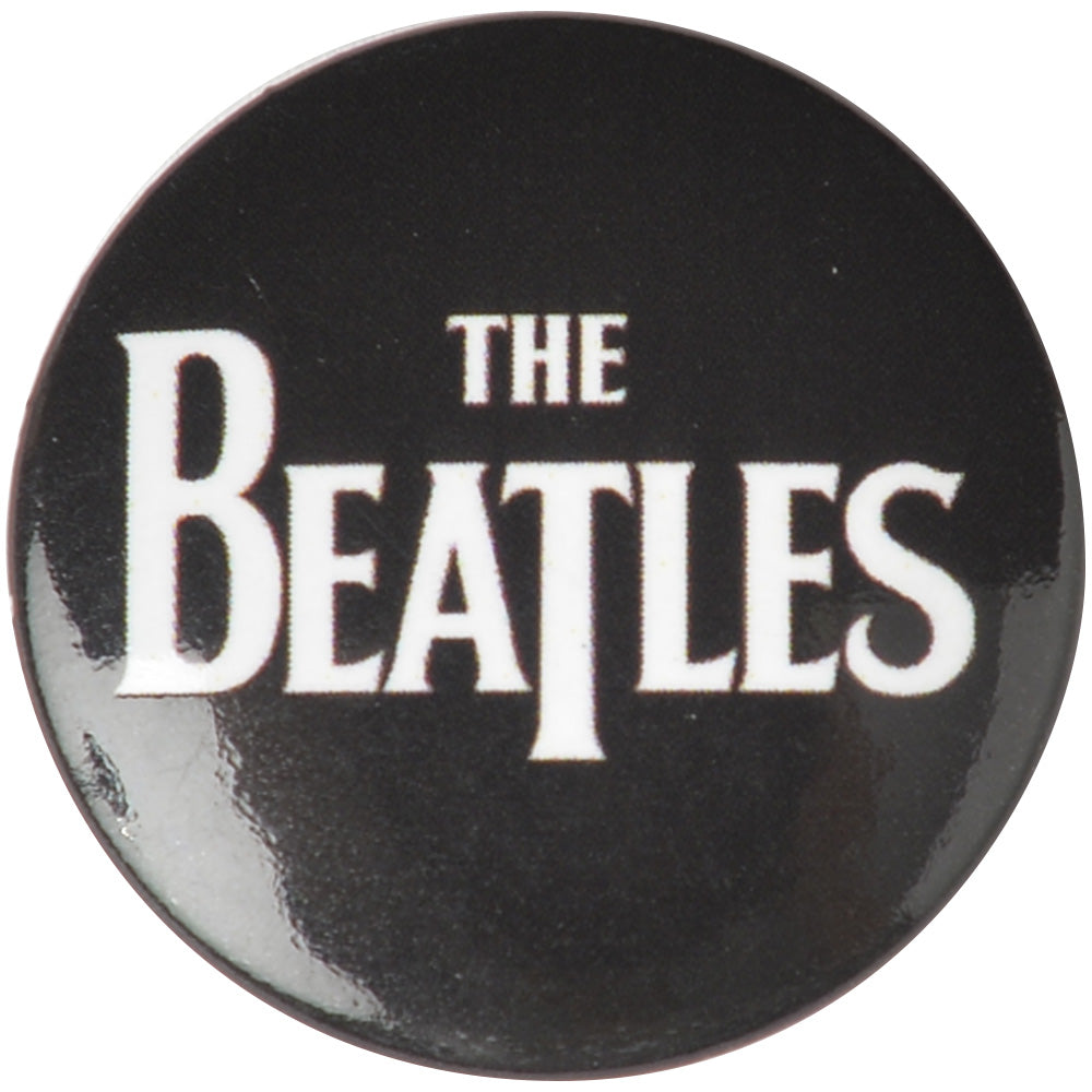 THE BEATLES ビートルズ (結成 65周年 ) - Whie Logo / バッジ