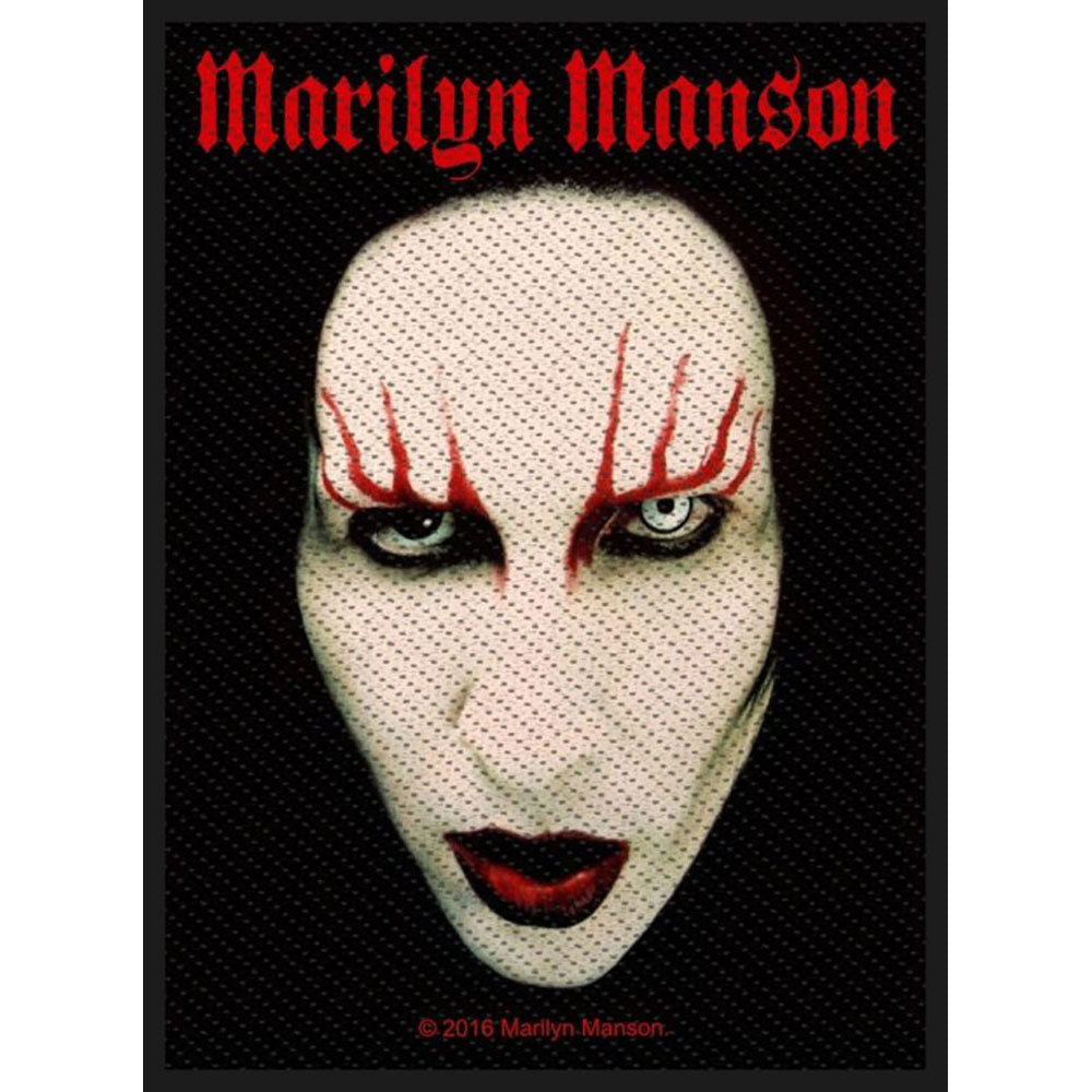 MARILYN MANSON マリリンマンソン - Face / ワッペン 【公式
