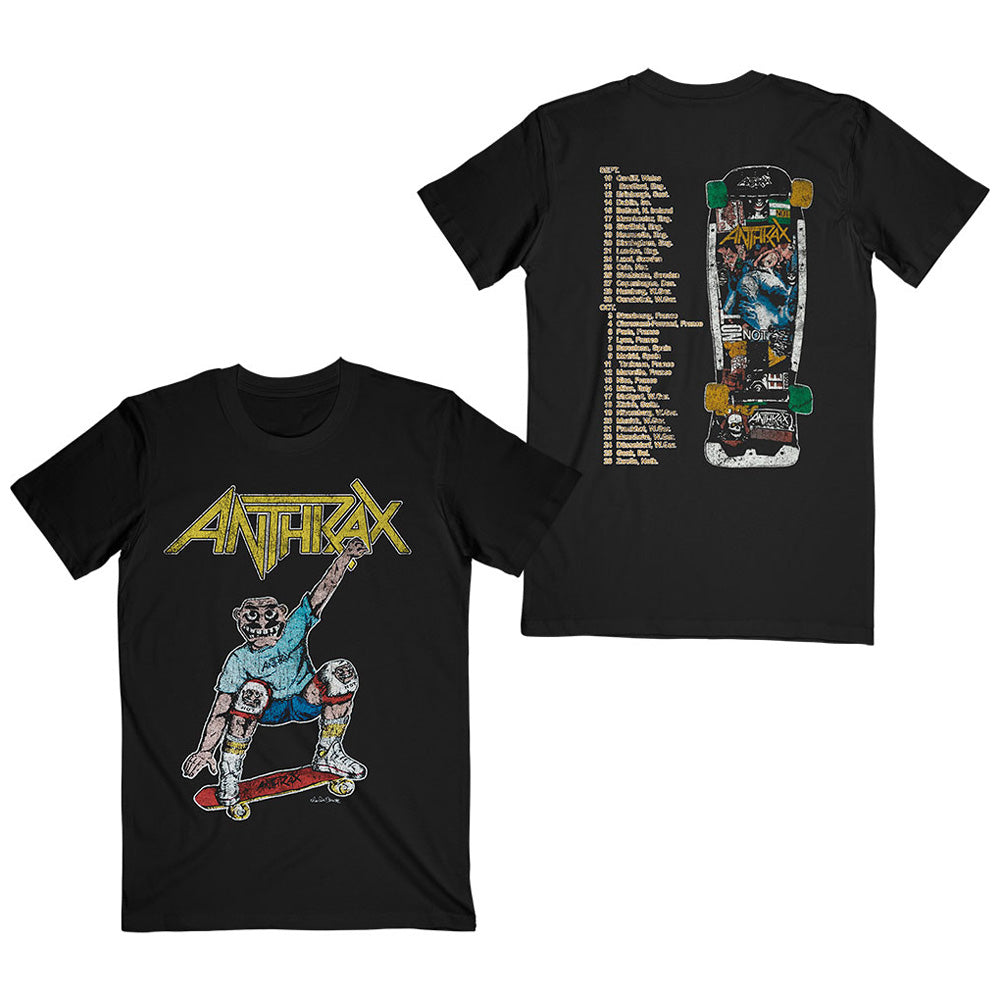 未使用　ANTHRAX　アンスラックス　ツアーTシャツ ベージュ　XL ANTHRAX アンスラックス (2026年 4月 来日 ) - Spreading Skater