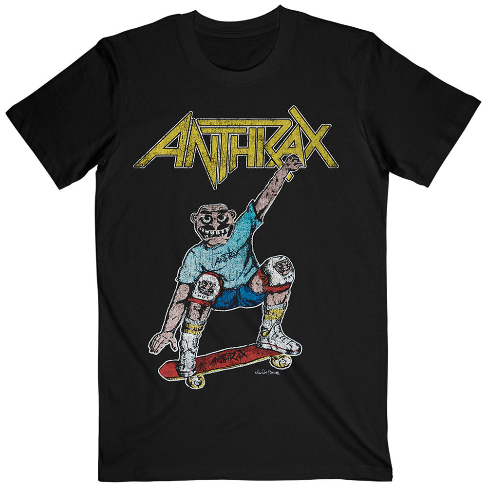 未使用　ANTHRAX　アンスラックス　ツアーTシャツ ベージュ　XL ANTHRAX アンスラックス (2026年 4月 来日 ) - Spreading Skater