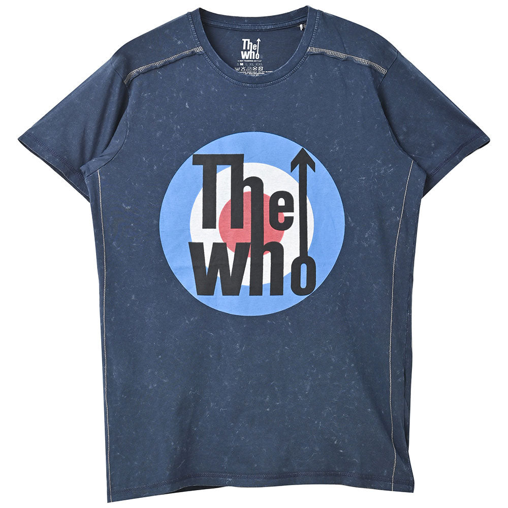 THE WHO ザ・フー (結成60周年 ) - Target Logo / Black Label（ブランド） / Snow Wash / Tシャツ  / メンズ 【公式 / オフィシャル】 – PGS wholesale