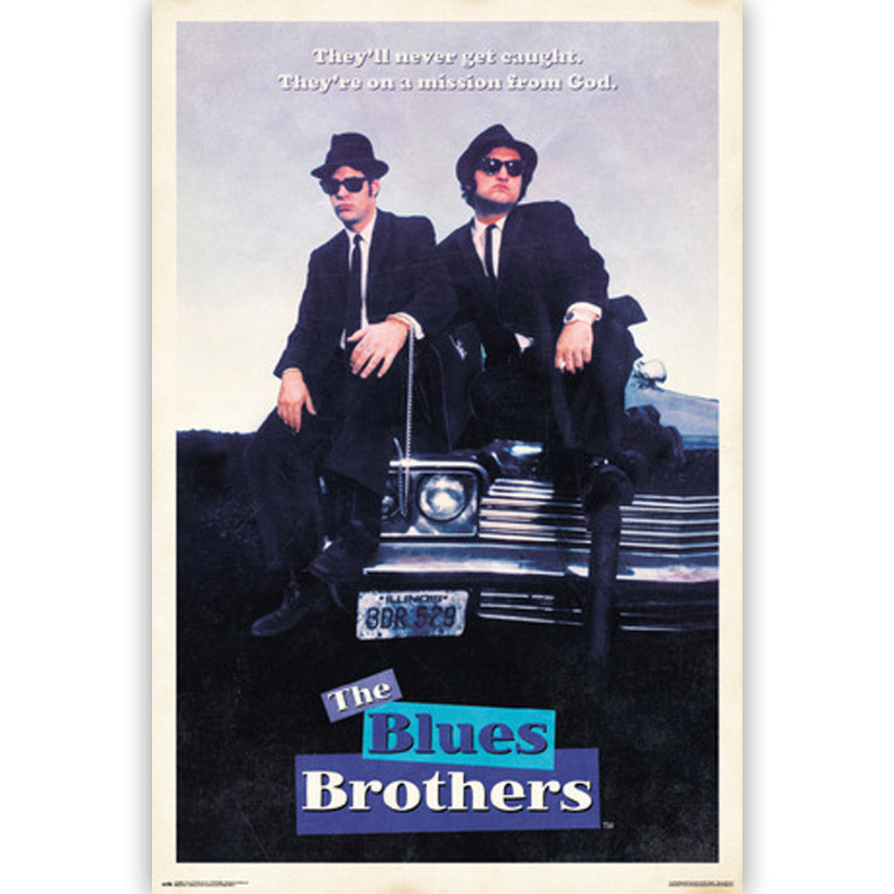 BLUES BROTHERS ブルースブラザーズ (John Belushi生誕75周年記念 ) - THE BLUES BROTHERS / ポスター