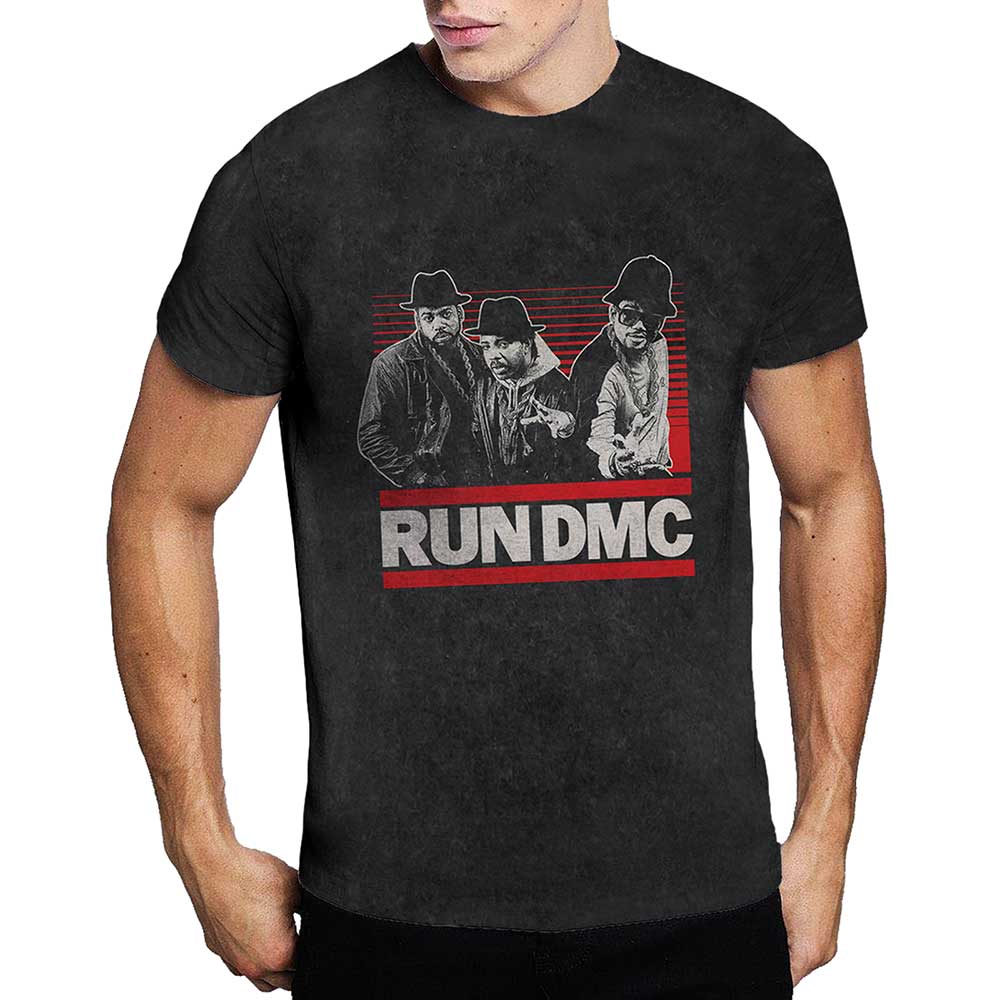 RUN DMC ランディーエムシー - Gradient Bars / タイダイ / T
