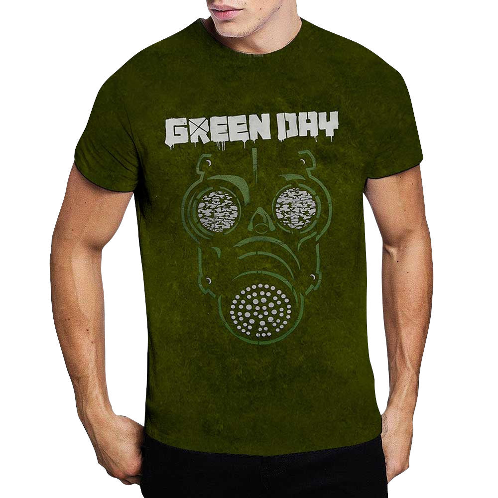 GREEN DAY グリーンデイ - Gas Mask / タイダイ / Tシャツ GREEN DAY グリーンデイ - Gas Mask / タイダイ / Tシャツ