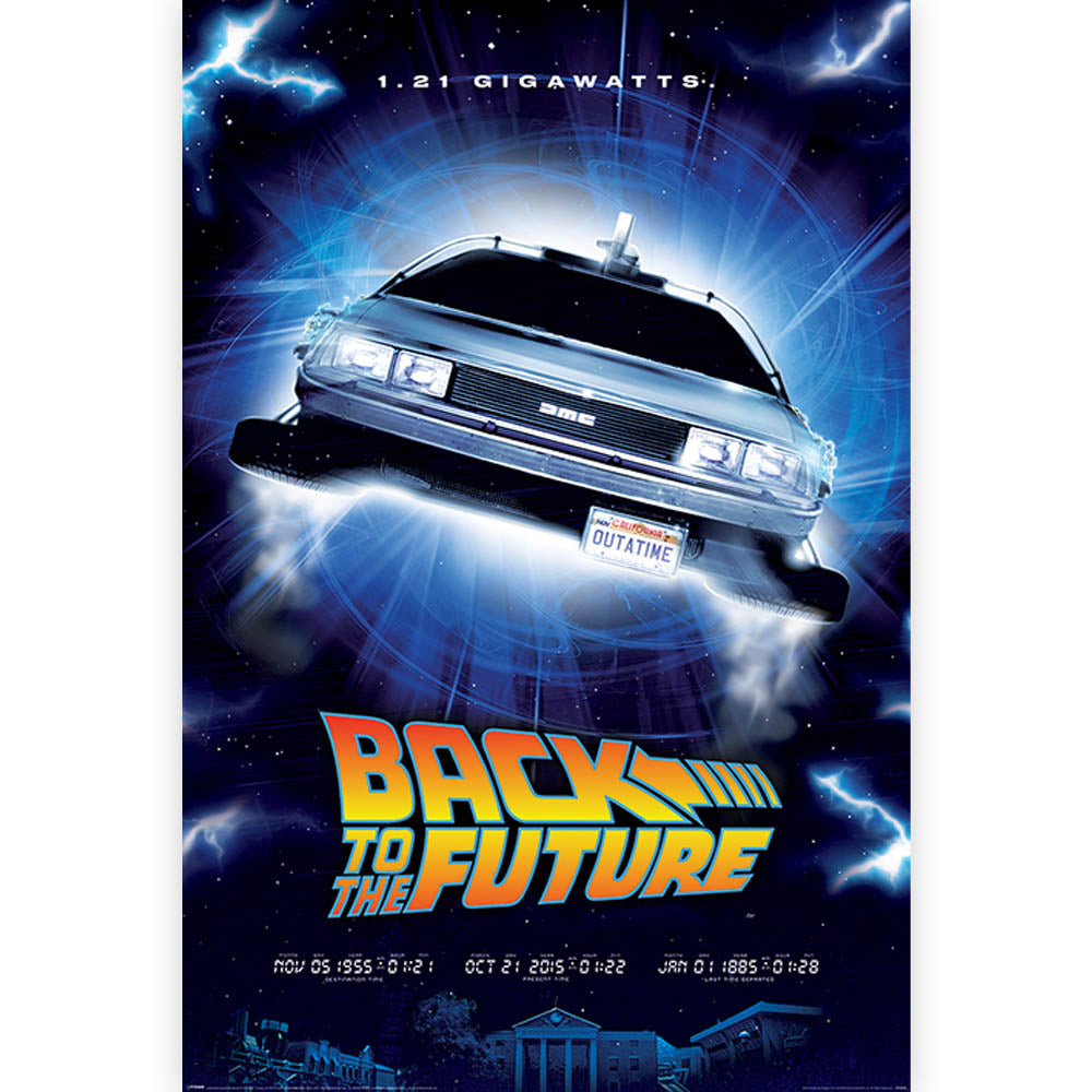 BACK TO THE FUTURE バックトゥザフューチャー (「BTTF2」 35周年 ) - 1.21 Gigawatts / ポスター 【公式  / オフィシャル】 – PGS wholesale