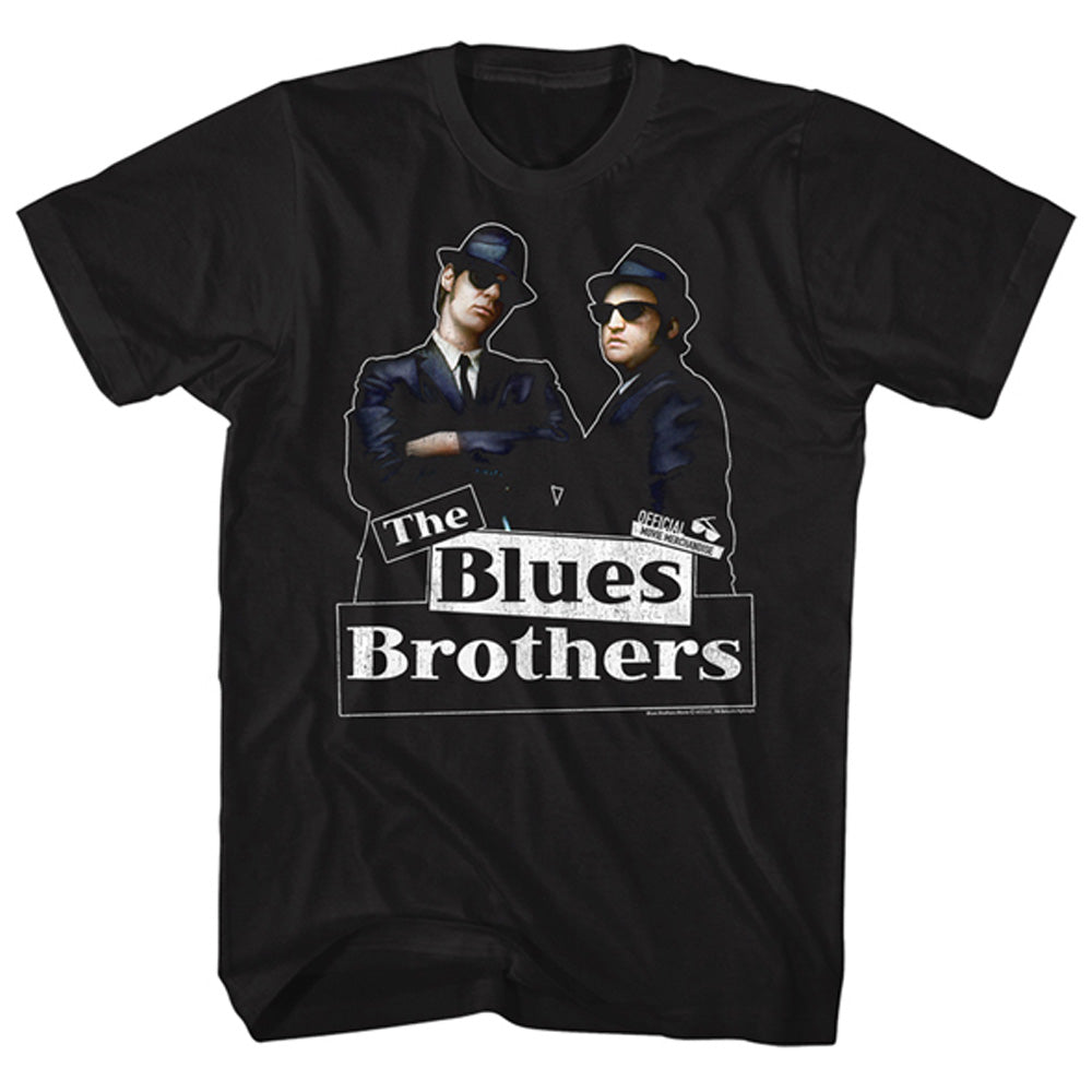 ブルースブラザーズ　プリントＴシャツ　Ｌサイズ BLUES BROTHERS ブルースブラザーズ (公開 45周年 ) - NEW BLUE / T