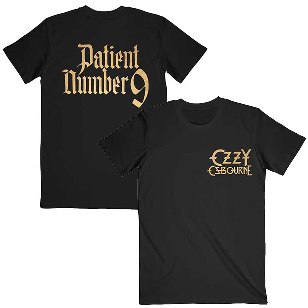 OZZY OSBOURNE オジーオズボーン - Patient No. 9 Gold Logo / バック