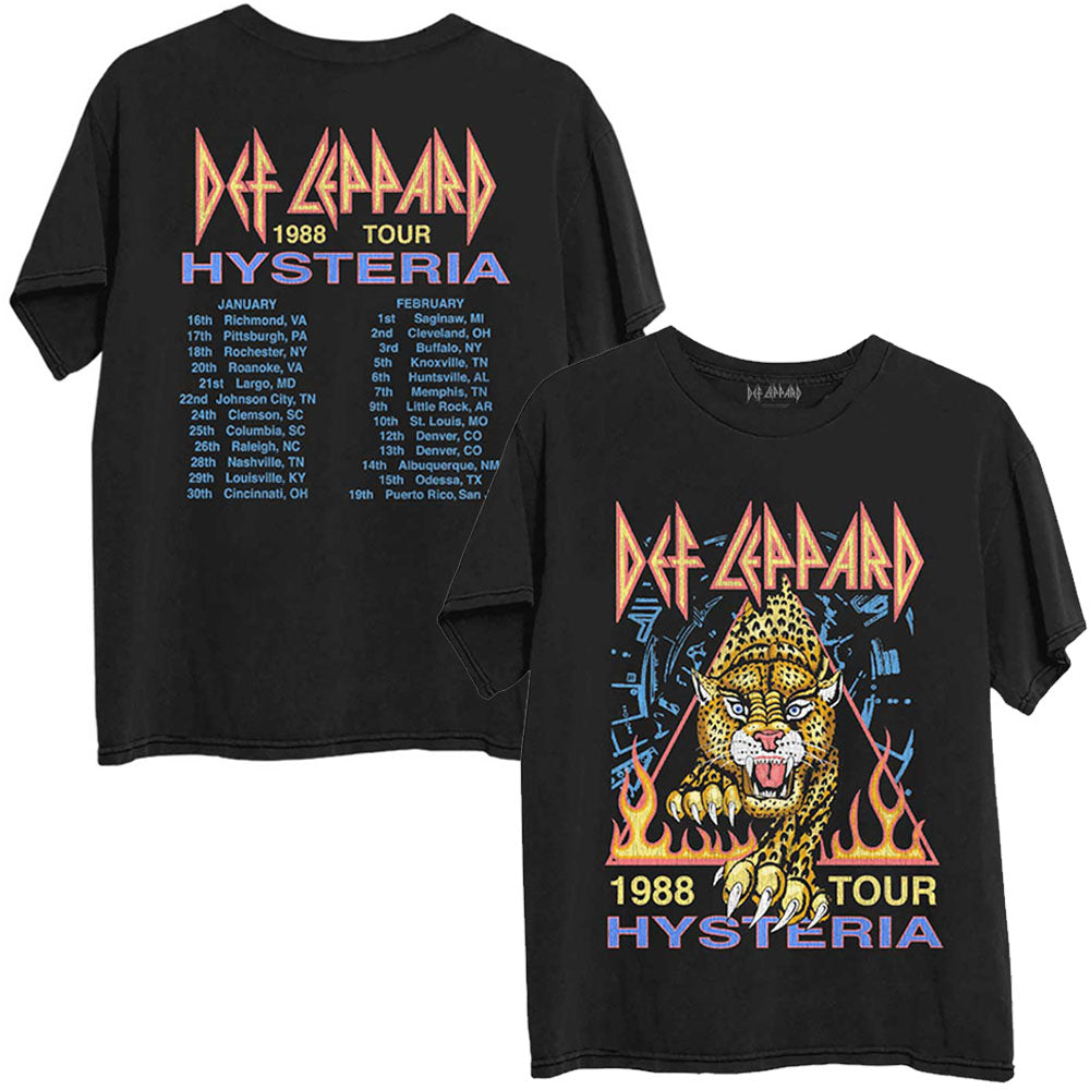 90's U.S.A.製【デフレパード】ヒステリア Tシャツ XLサイズ DEF LEPPARD デフレパード (デビュー 45周年 ) - Hysteria '88