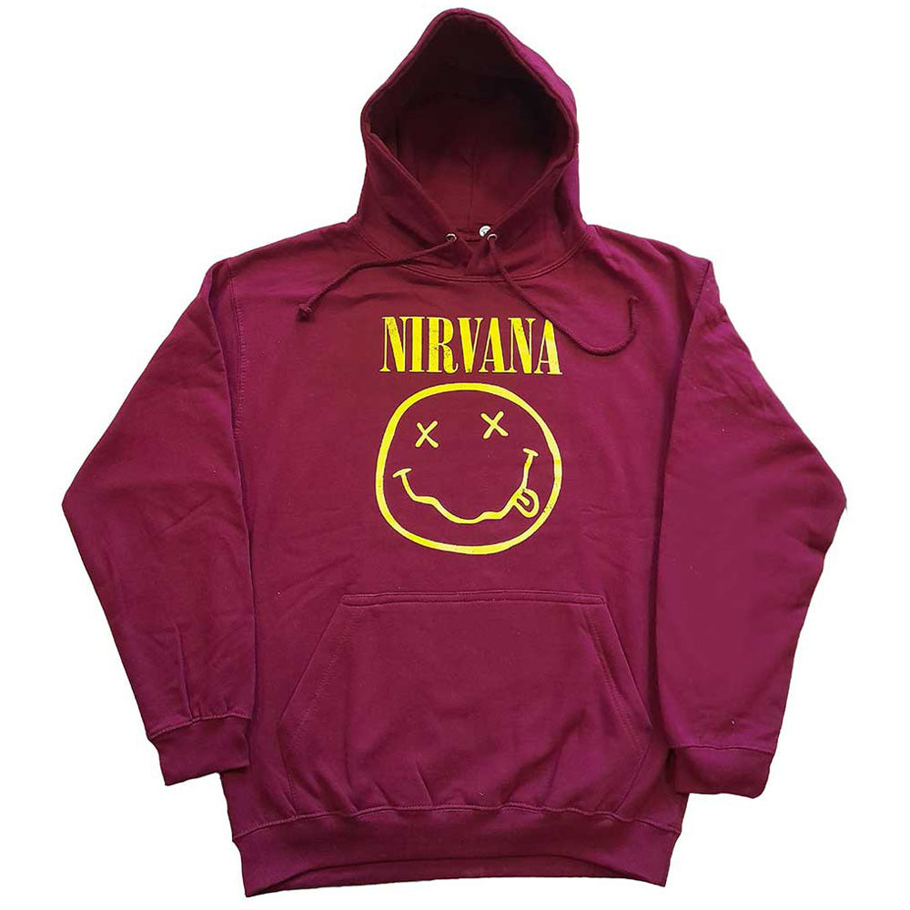 NIRVANA オフィシャル 限定パーカー 直輸入品 NIRVANA ニルヴァーナ - Yellow Happy Face / パーカー