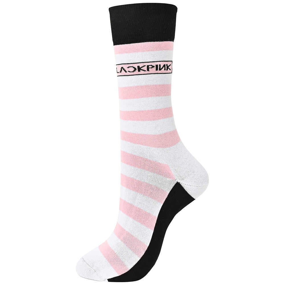 BLACKPINK ブラックピンク - Stripes & Logo / ソックス / メンズ
