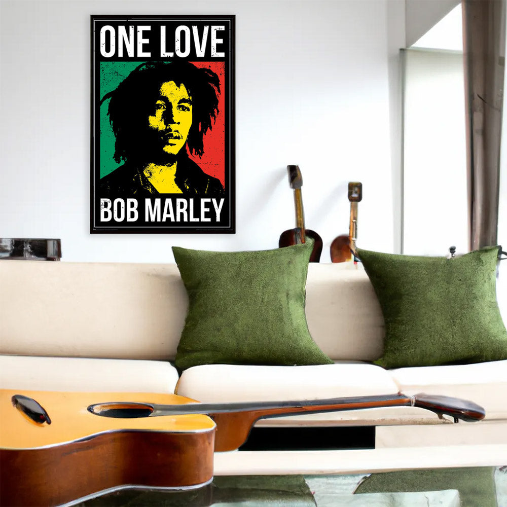 BOB MARLEY ボブマーリー (生誕 80年 ) - One Love / ポスター