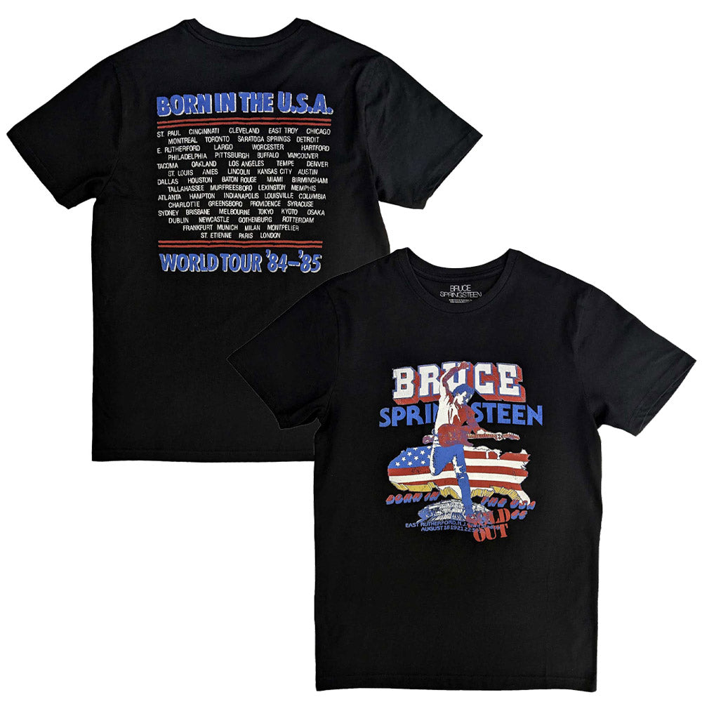 ブルース・スプリングスティーン Born in the U.S.A Tシャツ Born In The USA White Tee - Bruce Springsteen