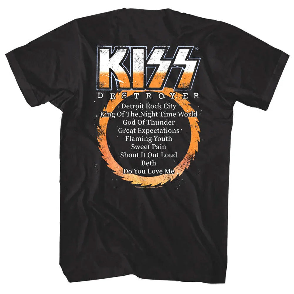 KISS キッス (デビュー 50周年 ) - DESTROYER ALBUM / バックプリントあり / Tシャツ / メンズ 【公式 /  オフィシャル】 – PGS wholesale