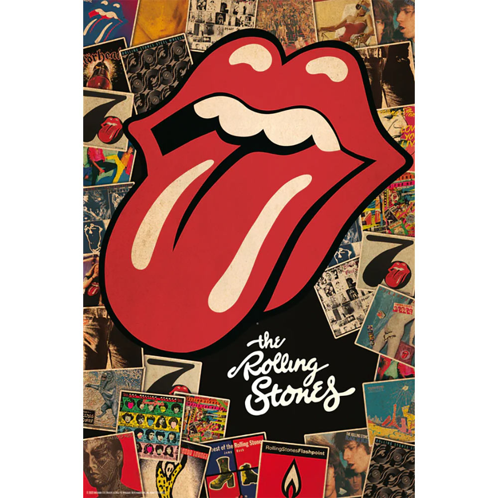 ROLLING STONES ローリングストーンズ (デビュー作 60周年 ) - Collage / ポスター 【公式 / オフィシャル】 –  PGS wholesale