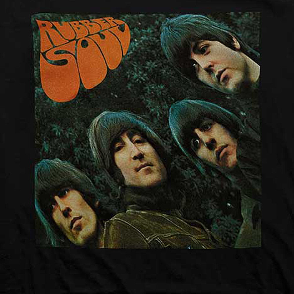 90s 総柄 ビートルズ バンド Tシャツ rubber soul 両面プリント 90s USA製 ビートルズ ラバーソウルバンドTシャツ 両面プリント