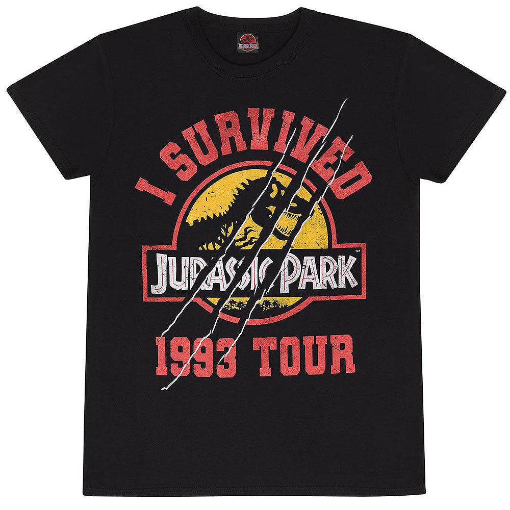【希少レア】I SURVIVED JURASSIC PARK Tシャツ XL I Survived Jurassic Park Universal Studios Island Adventure