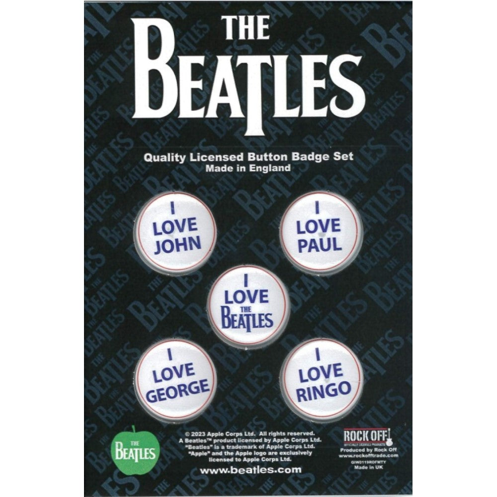 THE BEATLES ビートルズ (結成 65周年 ) - I Love The Beatles / 5個