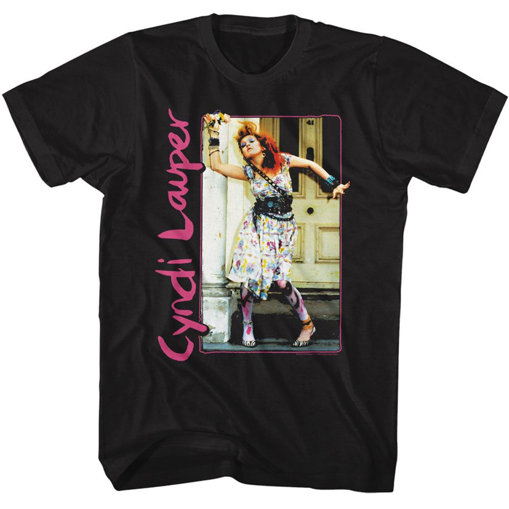 Cyndi Lauper 2013年35周年ツアーTシャツ Cyndi Lauper True Colors On Tour Short Sleeve Cotton T-shirt