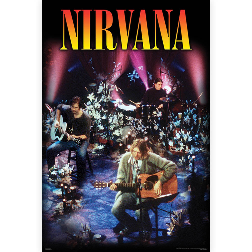 NIRVANA ニルヴァーナ (カートコバーン 追悼 30周年 ) - UNPLUGGED ROCK N ROLL / ポスター 【公式 /  オフィシャル】 – PGS wholesale