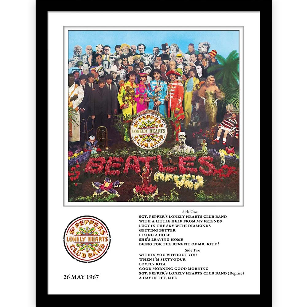 THE BEATLES ビートルズ (来日 60周年 ) - Sgt Pepper / インテリア額