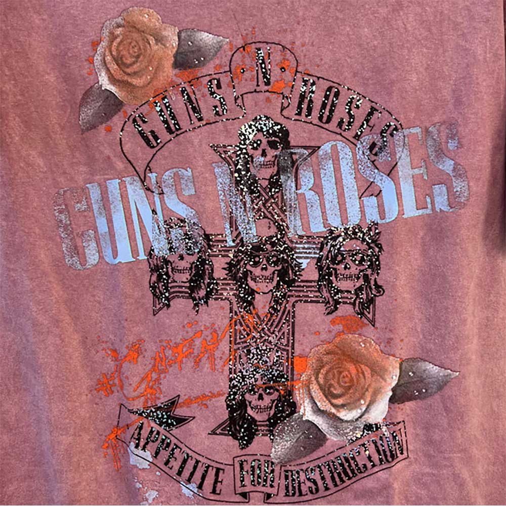 バンド ガンズ・アンド・ローゼズｘプリミティブ コラボ Cross Tシャツ新品 PRIMITIVE Primitive Guns N' Roses Cross T-Shirt プリミティブ