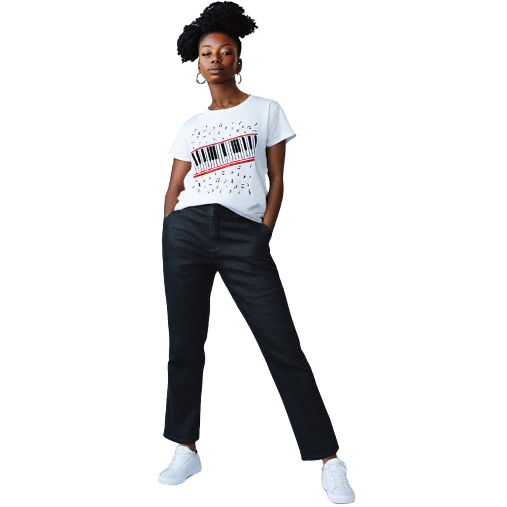 2560　マイケルジャクソン　レディース　Ｔシャツ　黒　Ｓ 2560 マイケルジャクソン レディース Tシャツ 黒 S 【公式通販】