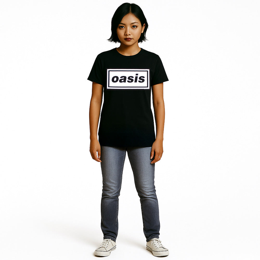 oasis Tシャツ Thread Logo ブラック Tシャツ Thread Logo | Oasis