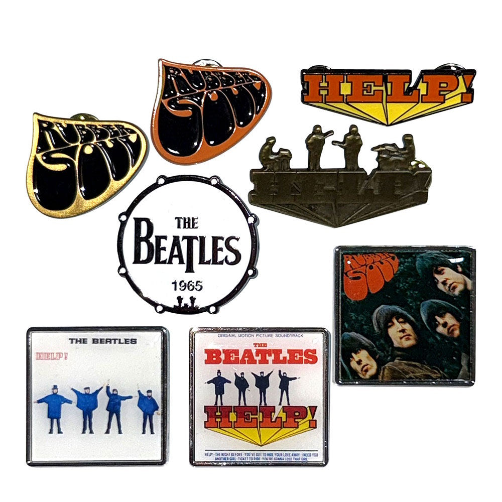 THE BEATLES ビートルズ (来日 60周年 ) - 1965 / ピンバッジセット