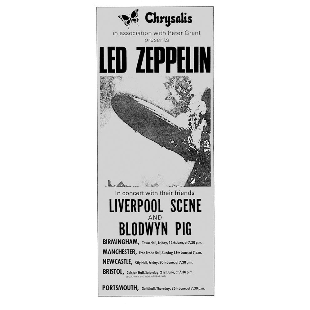 LED ZEPPELIN レッドツェッペリン (来日 55周年 ) - 1969 UK Tour