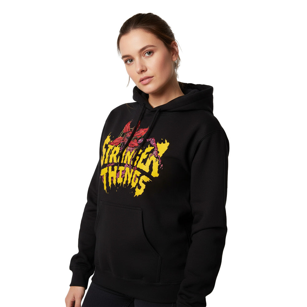 ストレンジャーシングス グラニフ The SQUAWK 裏起毛パーカー THIS IS