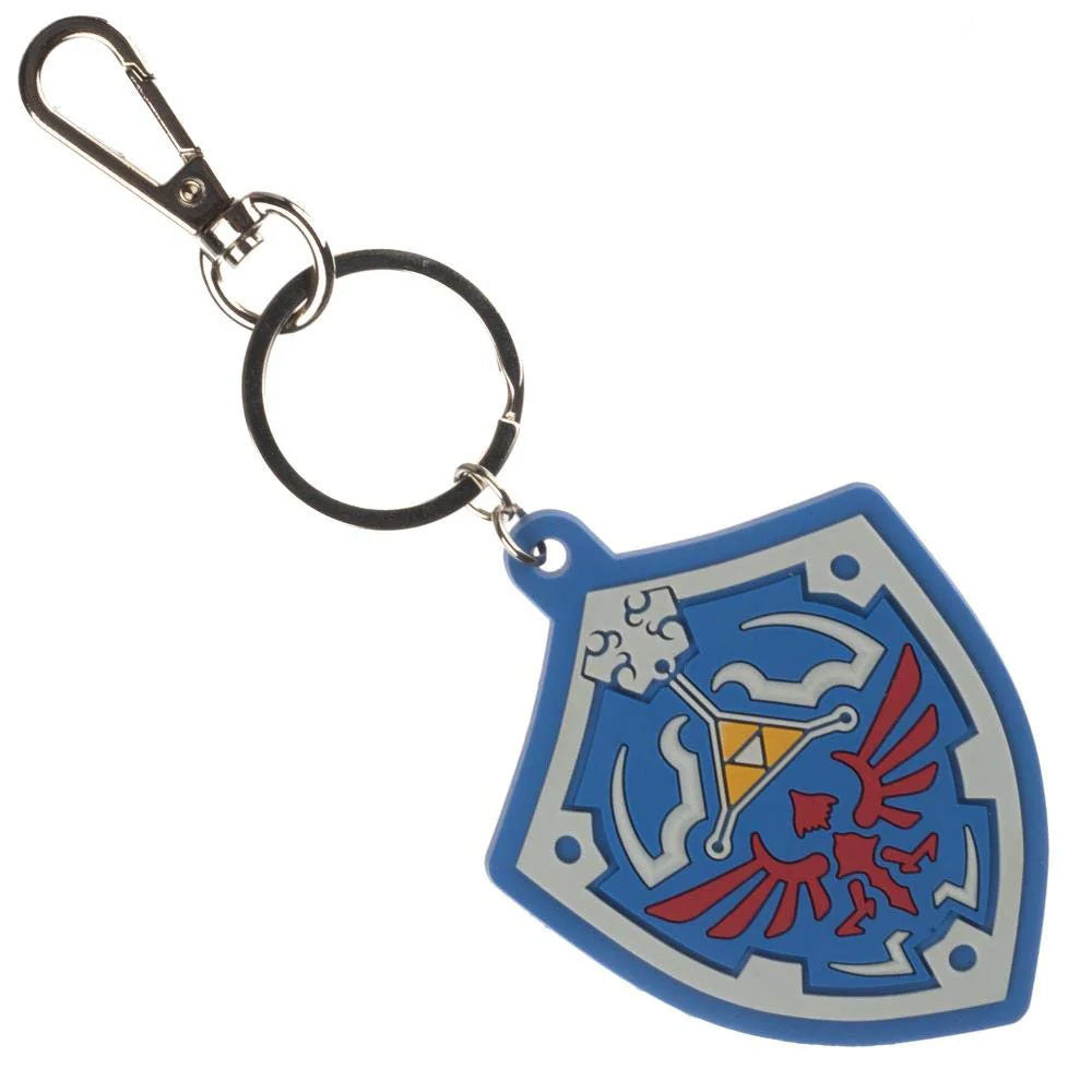 【予約商品】 THE LEGEND OF ZELDA ゼルダの伝説 (40周年 ) - ハイリアの盾 PVCラバー / キーホルダー