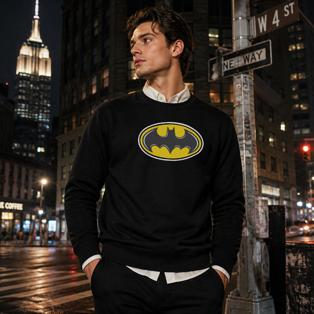 新品 バットマン THE BATMAN コウモリ シルエット アメコミ パーカー 予約商品】 BATMAN バットマン - Batman Original Cartoon Logo / 長袖