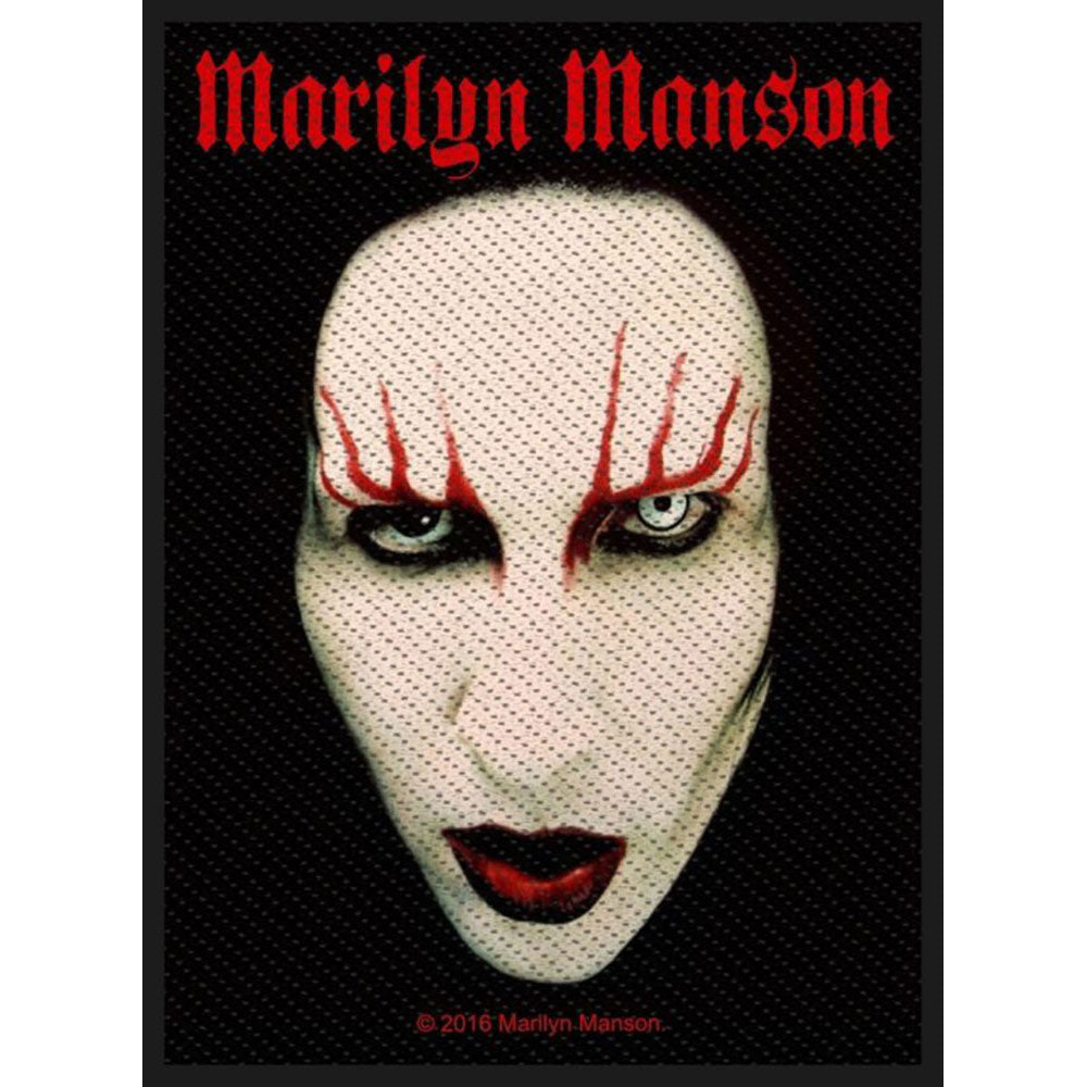 MARILYN MANSON マリリンマンソン - Face / ワッペン 【公式 ...