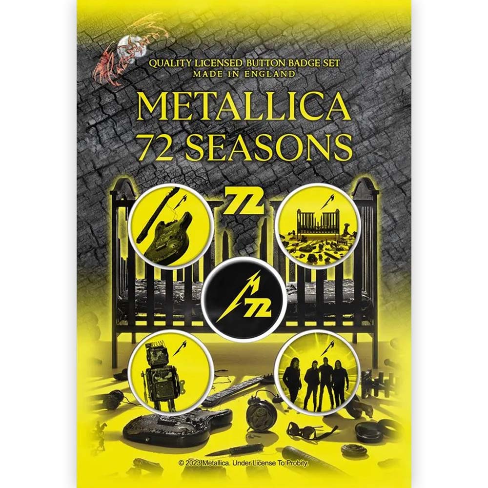 Metallica バッジ5個セット メタリカ 72 Seasons