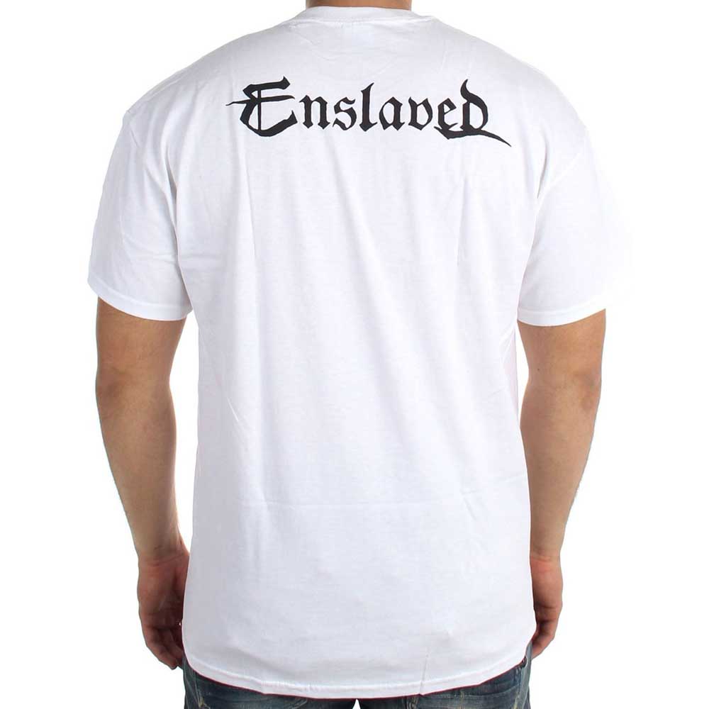 
                  
                    ENSLAVED エンスレイヴド - IN TIME WHITE / バックプリントあり / Tシャツ / メンズ
                  
                