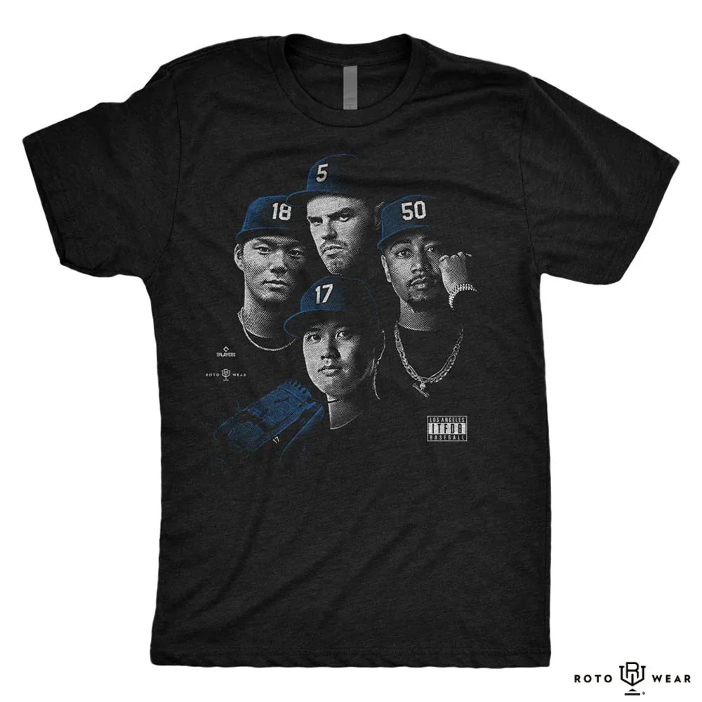 【予約商品】 LOS ANGELES DODGERS（MLB） ロサンゼルスドジャース - All Eyez On LA / RotoWear（ブランド） / Tシャツ / メンズ
