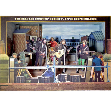 THE BEATLES - (来日 60周年 ) - Legendary Rooftop Concert / Tatebankoペーパージオラマ
