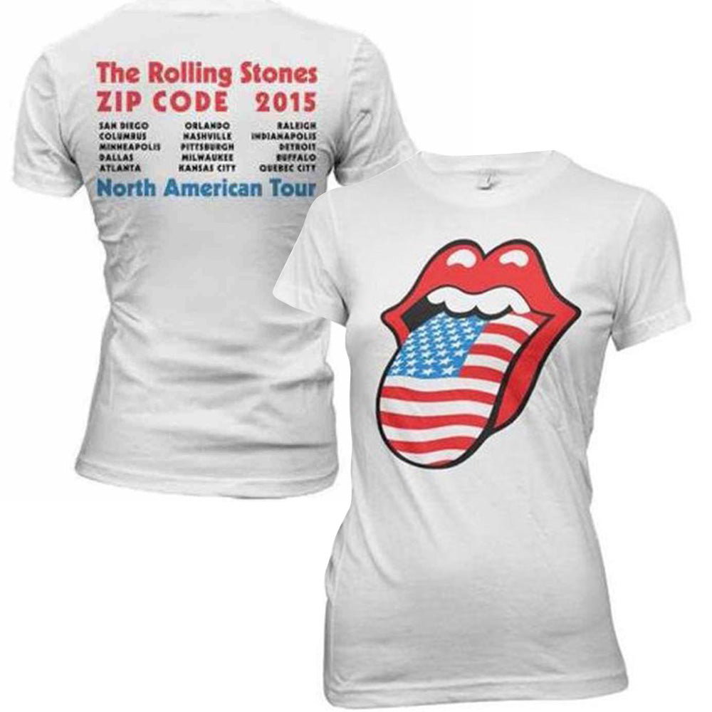 
                  
                    ROLLING STONES - USA Tongue Tour Babydoll / バックプリントあり
                  
                