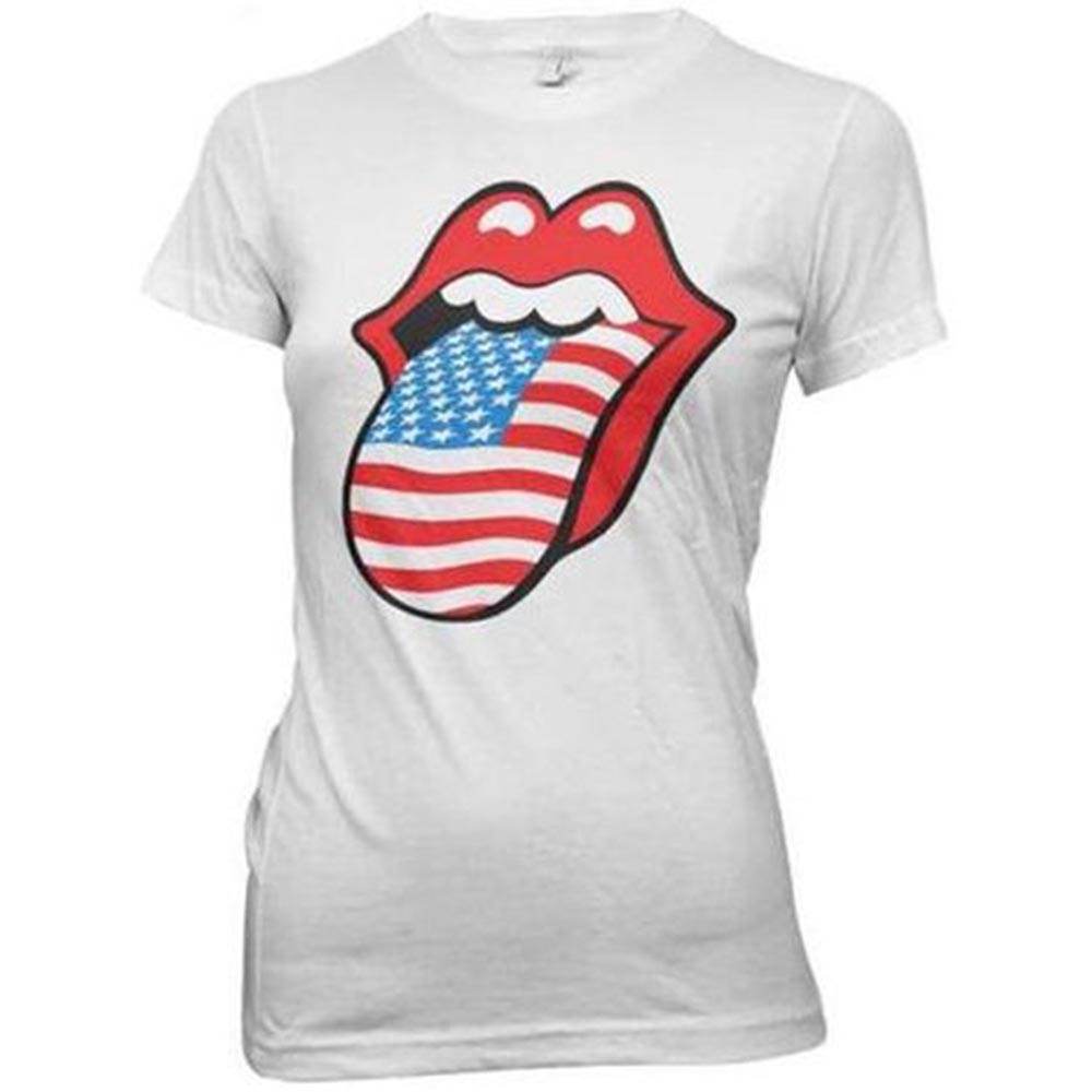 
                  
                    ROLLING STONES ローリングストーンズ - USA Tongue Tour Babydoll / バックプリントあり / Tシャツ / レディース
                  
                