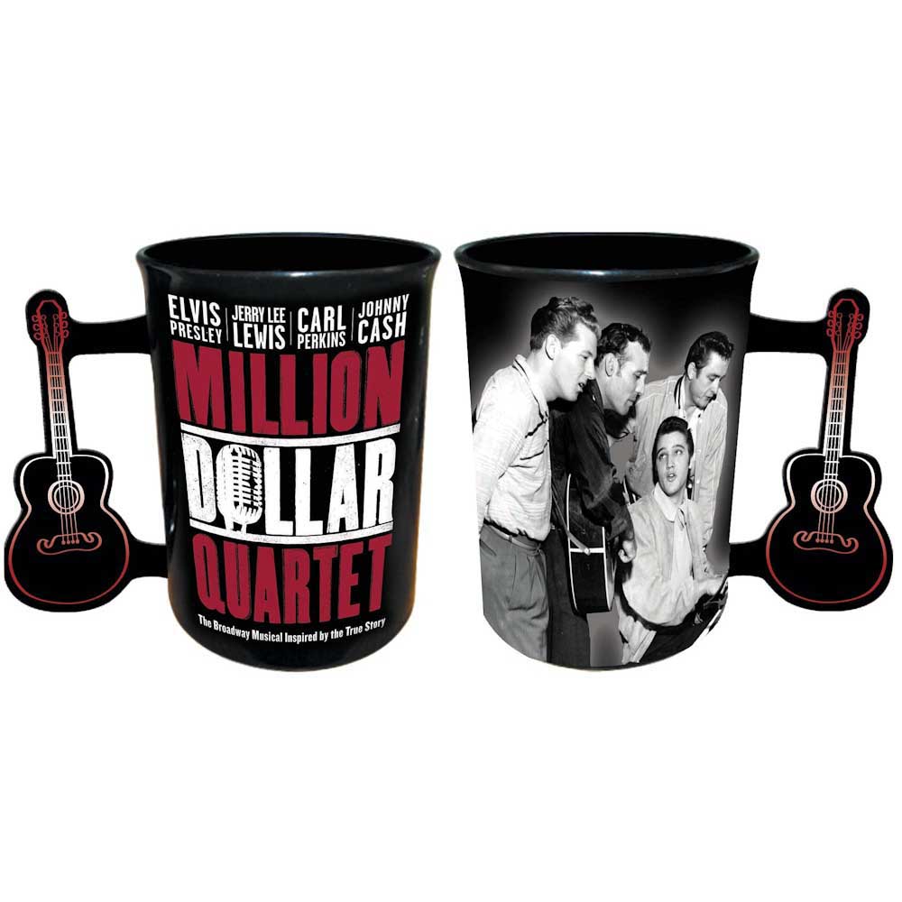 
                  
                    ミリオンダラー・カルテット60周年記念 ELVIS PRESLEY - (5月 ドキュメンタリー映画 公開 ) - Million Dollar Quartet Mug w / Guitar Handle
                  
                