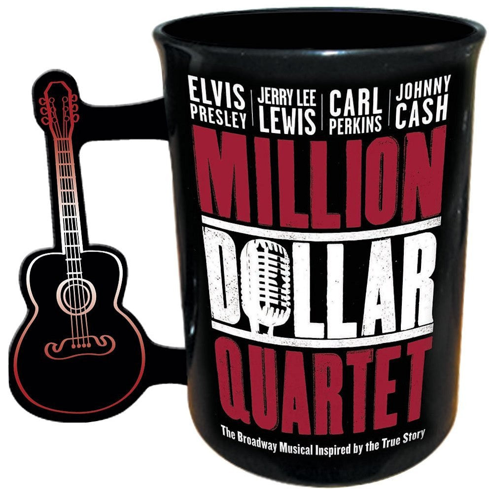 
                  
                    ミリオンダラー・カルテット60周年記念 ELVIS PRESLEY エルヴィスプレスリー (5月 ドキュメンタリー映画 公開 ) - Million Dollar Quartet Mug w / Guitar Handle / マグカップ
                  
                