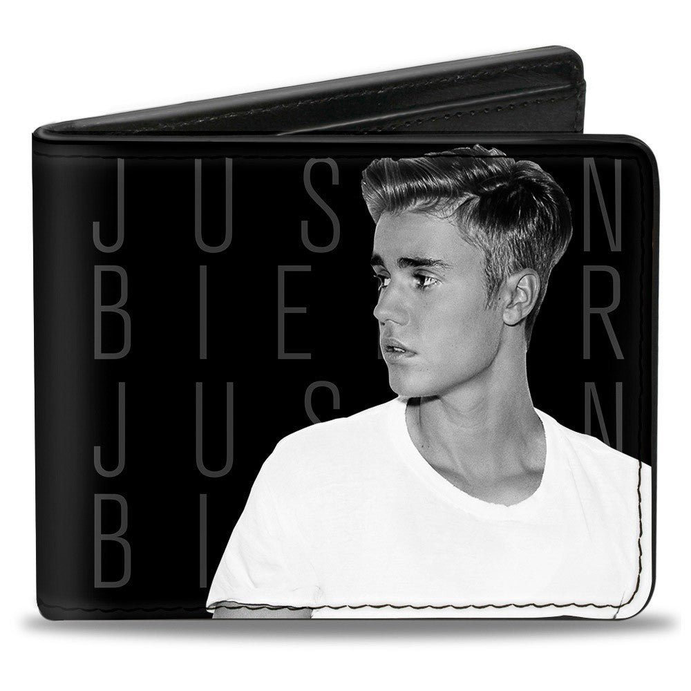 JUSTIN BIEBER - (新譜 発売 ) - BI-FOLD WALLET / TURNING POSE BLACK