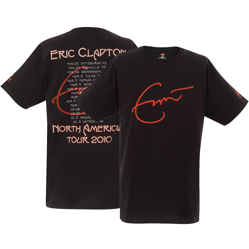 ERIC CLAPTON - (4月 来日 記念 ) - コンサート会場限定商品 2010 North American Tour Signature / バックプリントあり